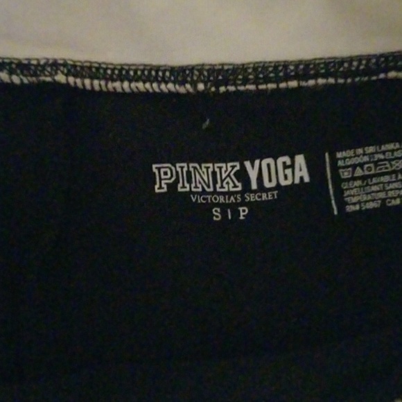 PINK Cropped leggings with fold over flap - Picture 4 of 4